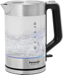 Чайник электрический Panasonic NC-K201STR 1.7л. 2200Вт серебристый корпус: стекло