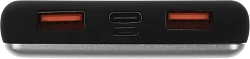 Мобильный аккумулятор Redline PDP-3A 10000mAh 3A 2xUSB-A/USB-C серебристый (УТ000018984)