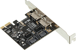 Контроллер PCI-E ASM1061 SATA III 2xE-SATA 2xSATA Ret