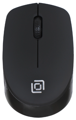 Мышь Оклик 486MW черный оптическая 1600dpi беспров. USB для ноутбука 3but (1196555)