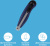Нож канцелярский Kw-Trio 03713blue шир.лез.18мм усиленный 2 сменных лезвия металл синий блистер