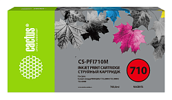 Картридж струйный Cactus CS-PFI710M PFI-710 M пурп.пигм. (700мл) для Canon imagePROGRAF TX-2000/TX-3000/TX-4000 с чипом