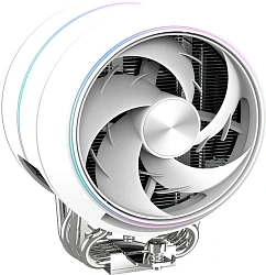 Устройство охлаждения(кулер) Zalman ZET5 ARGB Soc-AM5/AM4/1200/1700/1851 белый 4-pin 16-30.4dB Al+Cu 200W 970gr Ret (ZET5 WHITE)