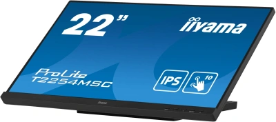 Монитор Iiyama 21.5" ProLite T2254MSC-B1AG черный IPS LED 16:9 HDMI M/M глянцевая HAS 250cd 178гр/178гр 1920x1080 60Hz DP FHD USB Touch 4.9кг