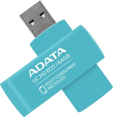 Флеш Диск A-Data 64GB UC310E UC310E-64G-RGN USB3.2 зеленый