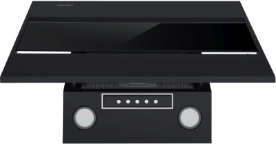 Вытяжка каминная Maunfeld Bridge 60 черный/черное стекло управление: кнопочное (1 мотор)