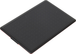 Графический планшет Wacom One by Small USB черный/красный