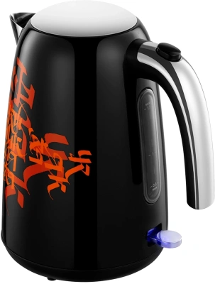 Чайник электрический Kitfort КТ-6719 1.7л. 2200Вт черный/красный корпус: металл/пластик