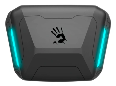 Гарнитура внутриканальные A4Tech Bloody M70 черный/синий беспроводные bluetooth в ушной раковине (M70 BLACK+BLUE)