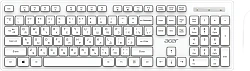 Клавиатура + мышь Acer OCC503 клав:белый мышь:белый USB беспроводная (ZL.ACC11.00L)