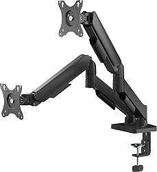 Кронштейн для мониторов Cactus CS-VM-MG-82-BK черный/белый 17"-32" макс.9кг настольный поворот и наклон