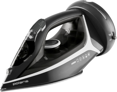Утюг беспроводной Polaris PIR 2444K Cord[LESS] 2400Вт черный/серебристый