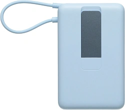 Мобильный аккумулятор Xiaomi Magnetic BHR08PCGL 10000mAh QC3.0/PD3.0 33W 3A USB-C беспров.зар. голубой