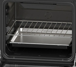 Плита Газовая Darina 1B1 GM 441 018 W белый/черный (стеклянная крышка) реш.чугун