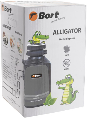 Измельчитель Bort Alligator Plus 750Вт черный