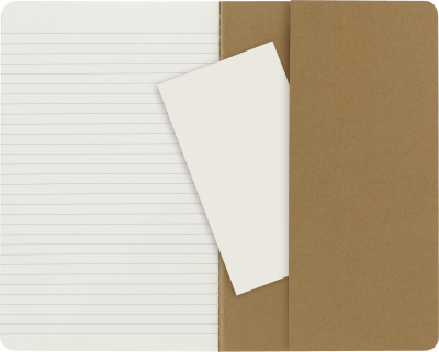 Блокнот Moleskine CAHIER JOURNAL QP416 Large 130х210мм обложка картон 80стр. линейка бежевый (3шт)