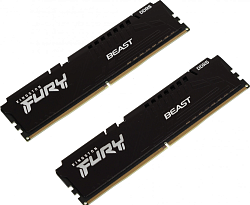 Память DDR5 2x16GB 5600MHz Kingston KF556C40BBK2-32 Fury Beast RTL Gaming PC5-44800 CL40 DIMM 288-pin 1.25В single rank с радиатором Ret