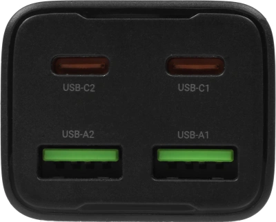 Сетевое зар./устр. Hoco N56 Fundador 30W 3A (PD) 2xUSB/USB type-C универсальное черный (32492)