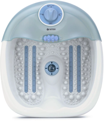 Гидромассажная ванночка для ног Vitek 1381-VT-02 белый/синий