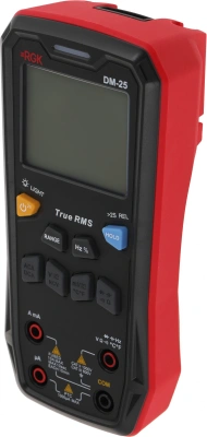 Мультиметр RGK DM-25 цифровой красный/черный (755160)