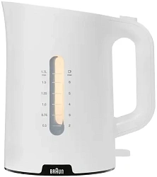 Чайник электрический Braun WK1100WH 1.7л. 2200Вт белый корпус: пластик