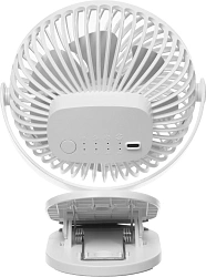 Вентилятор настольный Centek CT-5045 5Вт скоростей:4 белый
