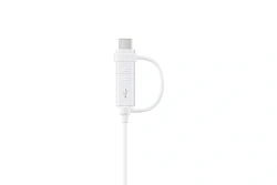 Кабель Samsung EP-DG930DWEGRU USB (m)-USB Type-C (m)/micro USB (m) 1.5м белый