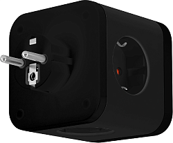 Сетевой разветвитель Buro BU-PW3UC-Plus-B (3 розетки) черный (коробка)