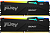 Память DDR5 2x32GB 6000MHz Kingston KF560C36BBEAK2-64 Fury Beast Black RGB RTL Gaming PC5-48000 CL36 DIMM 288-pin 1.35В kit single rank с радиатором Ret