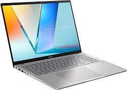 Ноутбук Asus VivoBook S16 M3607KA-SH117 Ryzen AI 5 330 32Gb SSD512Gb AMD Radeon 820M 16" OLED WUXGA (1920x1200) без ОС silver WiFi BT Cam (90NB16T2-M00890)