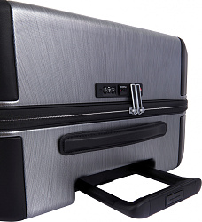 Чемодан Piquadro PQ LIGHT PREMIUM (BV4428PQLP/GRN) 51x75x28см 89л. 5.59кг. поликарбонат/алюм./натур.кожа серый