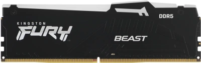Память DDR5 8GB 5200MHz Kingston KF552C36BBEA-8 Fury Beast Expo RGB RTL Gaming PC5-41600 CL36 DIMM 288-pin 1.25В kit single rank с радиатором Ret