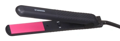 Выпрямитель Starwind SHE5500 25Вт черный/розовый макс.темп.:200С покрытие:керамическое