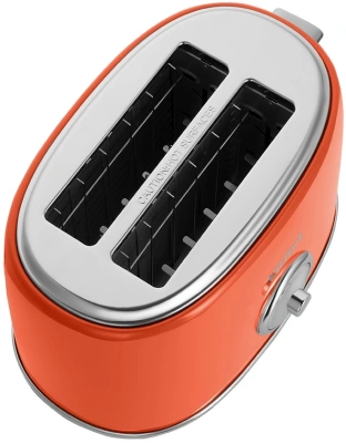 Тостер Kitfort КТ-6456 980Вт красный/серебристый