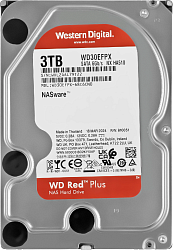 Жесткий диск WD SATA-III 3TB WD30EFPX NAS Red Plus (5400rpm) 256Mb 3.5"