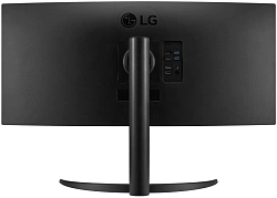 Монитор LG 34" UltraWide 34WR55QK-B черный VA LED 21:9 HDMI матовая HAS 300cd 178гр/178гр 3440x1440 100Hz DP Ultra WQHD USB 6.9кг