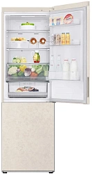 Холодильник LG GC-B459AEMW 2-хкамерн. бежевый инвертер