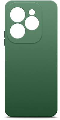 Чехол (клип-кейс) BoraSCO для Infinix Hot 40i/Smart 8/8 Plus/8 Pro Silicone Case зеленый опал (72660)