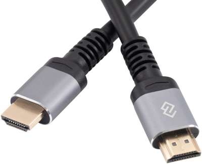 Кабель аудио-видео Digma D-HDMI-V2.0-2M HDMI (m)/HDMI (m) 2м. позолоч.конт. черный