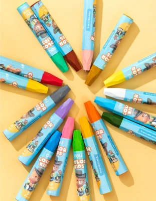 Масляная пастель Deli EC20114 Color Emotion шестигранные 18цв. пл.кор.