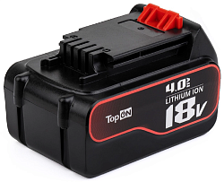 Батарея аккумуляторная TopON TOP-BD-18-4.0-Li 18.0В 4.0Ач Li-Ion