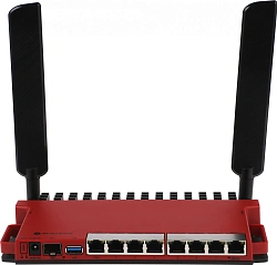 Роутер беспроводной MikroTik L009UiGS-2HaxD-IN AX600 10/100/1000BASE-TX красный