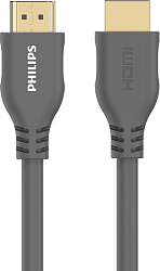 Кабель аудио-видео Philips SWV7130C/56 HDMI (m)/HDMI (m) 3м. позолоч.конт. серый