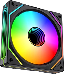 Вентилятор для корпуса Bloody BD-CF120ARGB5 LCD ARGB 120х120x25 черный 4-pin 26дБ (BD-CF120ARGB5-BK) Ret