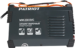 Сварочный аппарат Patriot WM230DVC инвертор ММА 10.7кВт (кейс в компл.)