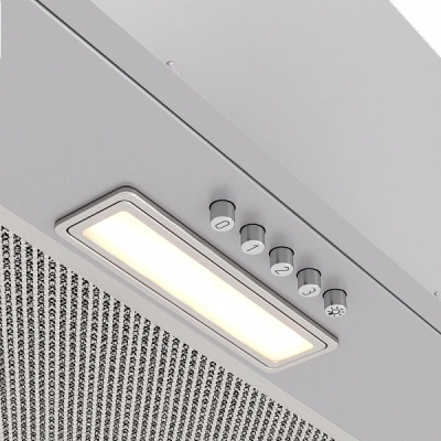 Вытяжка встраиваемая Elikor 60П-500-К3Д хром управление: кнопочное (1 мотор)