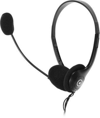 Наушники с микрофоном Defender Aura 102 черный 1.8м накладные оголовье (63102)