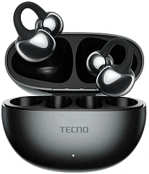 Гарнитура внутриканальные Tecno OW01 серый беспроводные bluetooth клипса (OW01 GREY)
