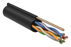 Кабель информационный ITK Generica BC3-C5E04-359-305-G кат.5E FTP 4 пары 24AWG LDPE внешний 305м черный