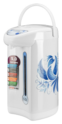 Термопот Starwind STP2851 5л. 750Вт белый/голубой